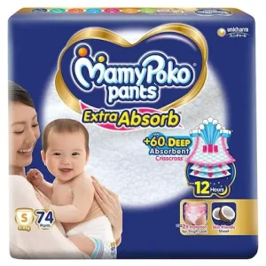 MamyPoko Extra Absorb Pants (S) 74 count (4 - 8 kg)