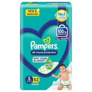 Pampers All-Round Protection Pants (S) 52 count (4 - 8 kg)