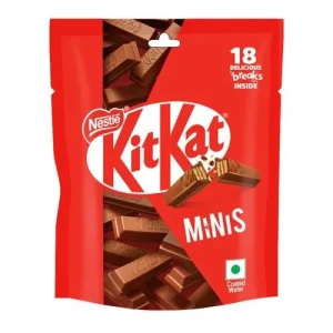 Nestle Kitkat Minis, Chocolate Coated Wafer Bar, Share Bag