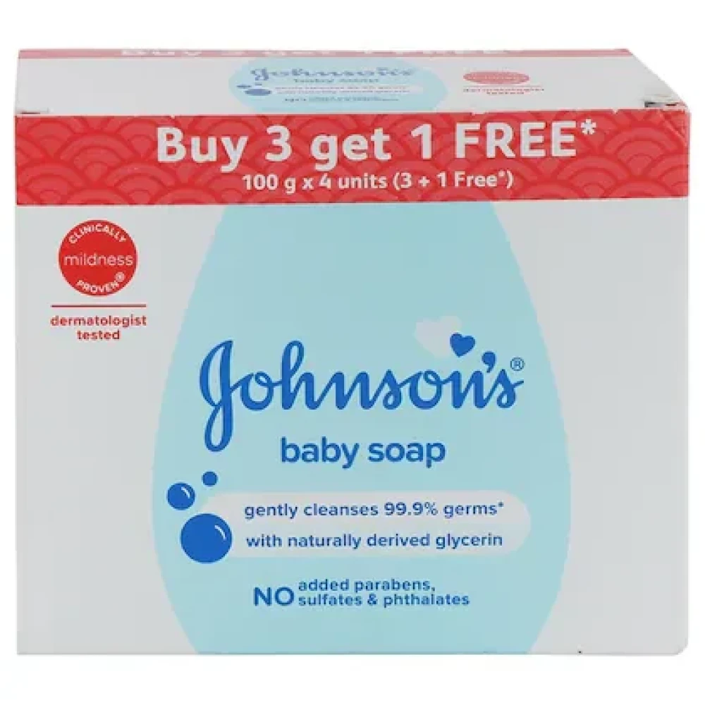 Johnson's Soap 100 g (Buy 3 Get 1 Free)