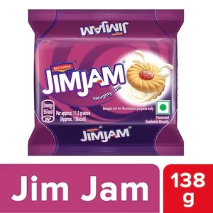 Britannia Jimjam Sandwich Biscuits 138 g