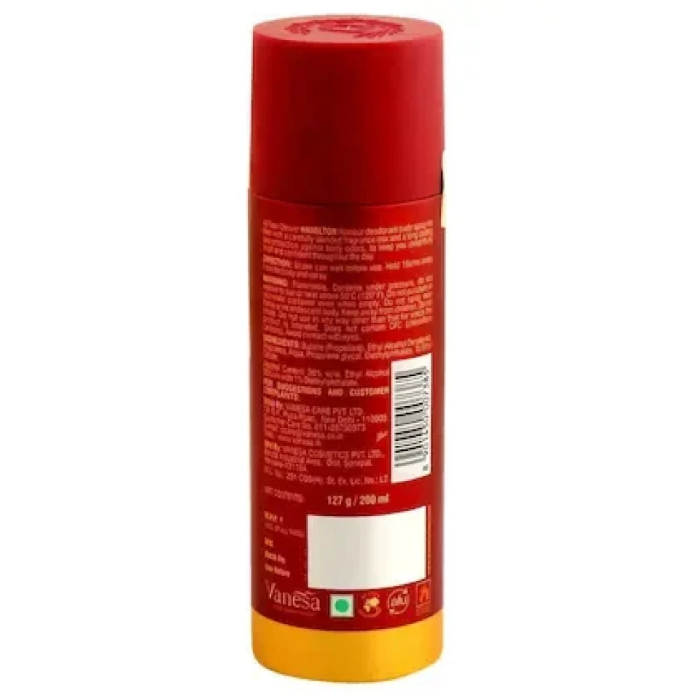 Denver Hamilton Honour Deodorant Body Spray for Men 200 ml