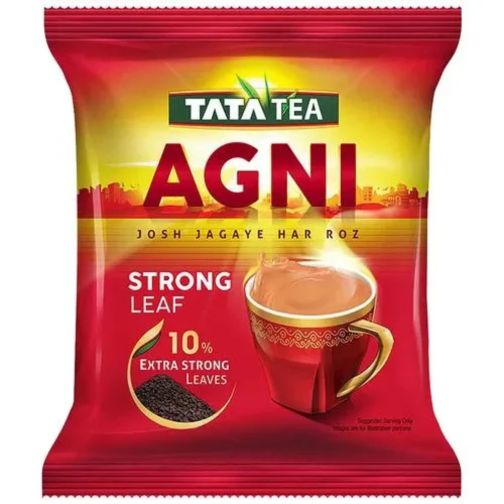 Tata Tea Agni Special Blend Tea - 10% Extra Strong Leaves, Perfect Aroma & Taste, 250 g Pack