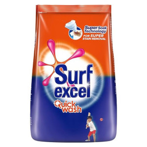 Surf Excel Quick Wash Detergent Powder 1 Kg, Washing Powder With Lemon & Bleach