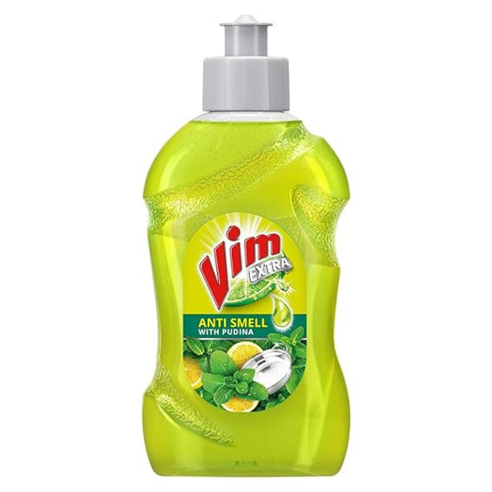 Vim Anti Smell Smell Dishwash Liquid Gel, Pudina-250ml