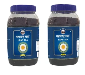 MAHARASTRA CHAHA - Leaf Tea -1 kg (500 gm Jar Pack of 2)