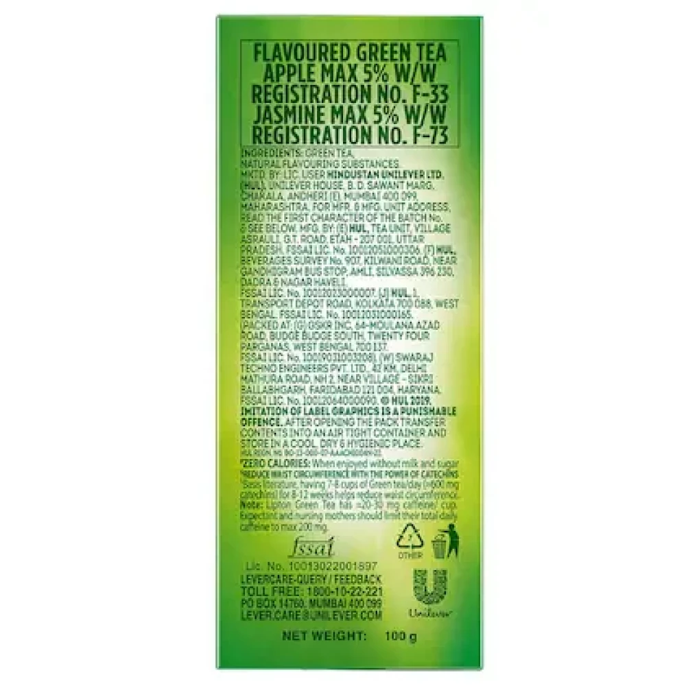 Lipton Clear & Light Green Tea 100 g