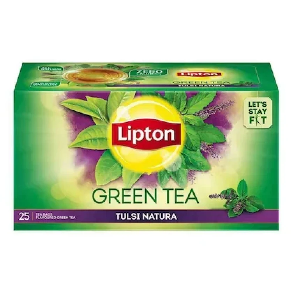 Lipton Tulsi Natura Green Tea Bags 25 pcs