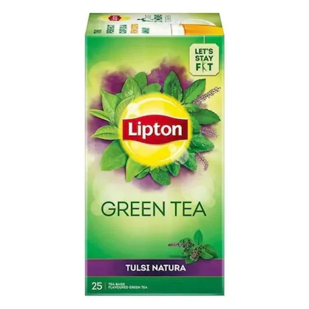 Lipton Tulsi Natura Green Tea Bags 25 pcs