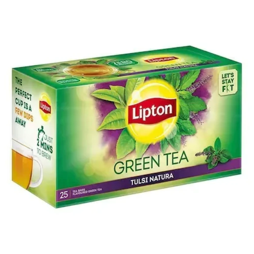Lipton Tulsi Natura Green Tea Bags 25 pcs