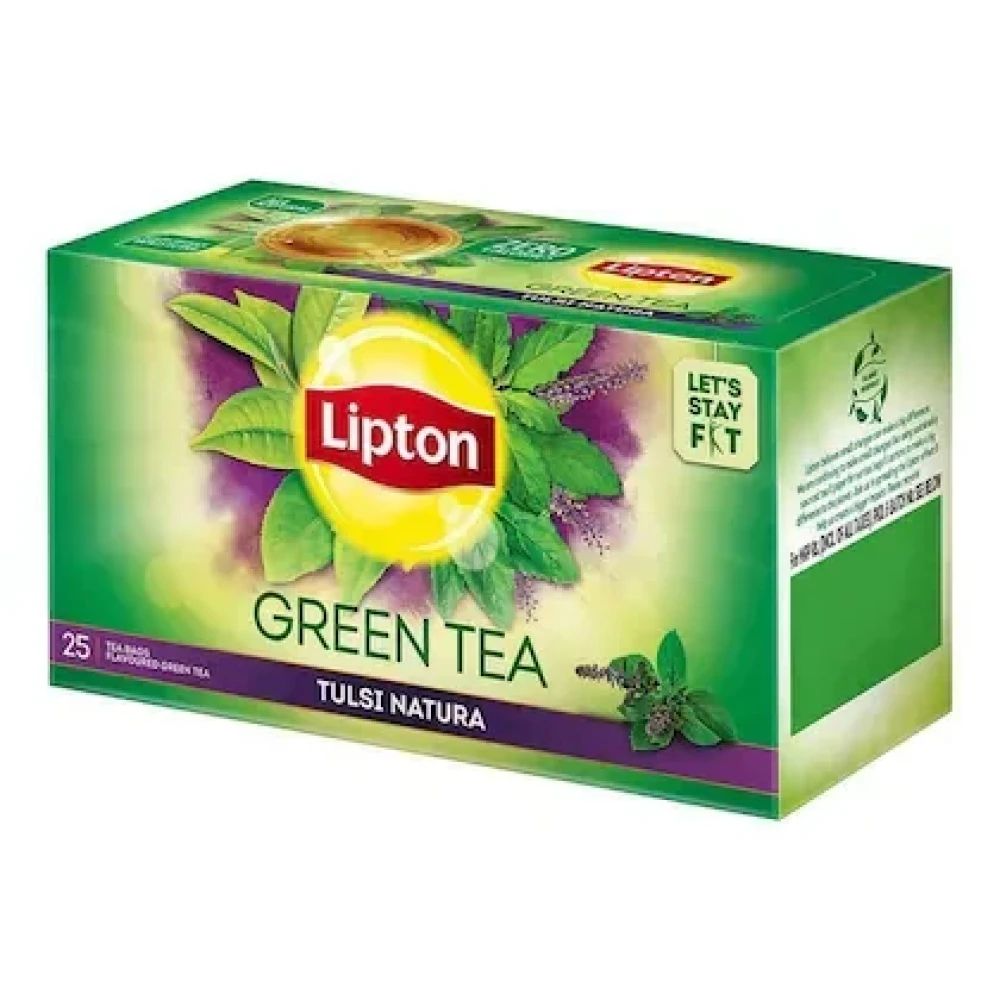 Lipton Tulsi Natura Green Tea Bags 25 pcs