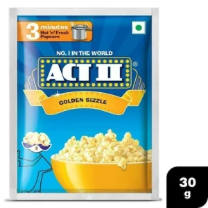 Act II Golden Sizzle Instant Popcorn 30 g