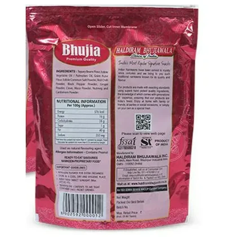 Haldiram Bhujiawala Chatak Bhujia Namkeen -800Gram (Pack of 2 *400 Grams each)