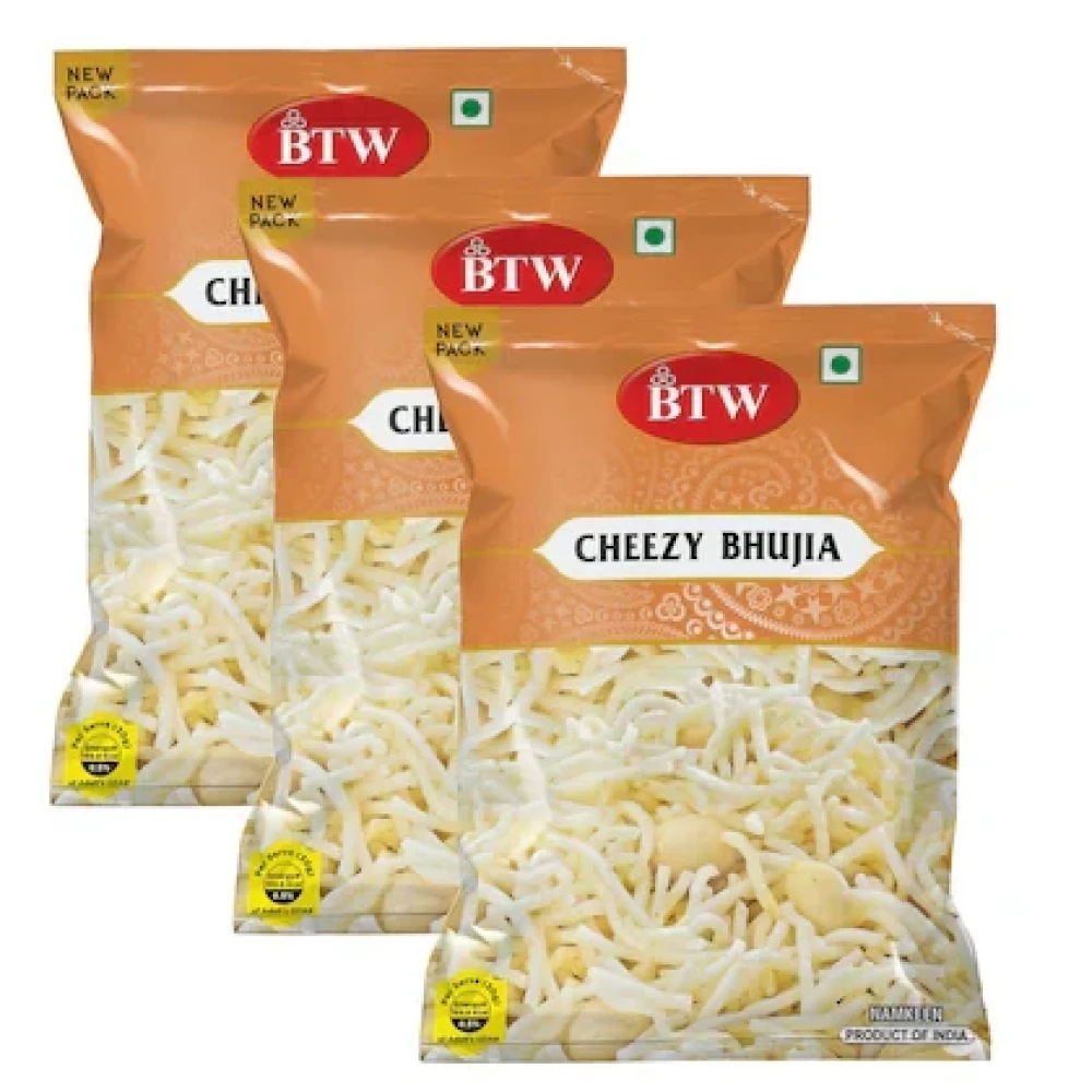 BTW Cheezy Bhujia Namkeen 450g (150g X 3)