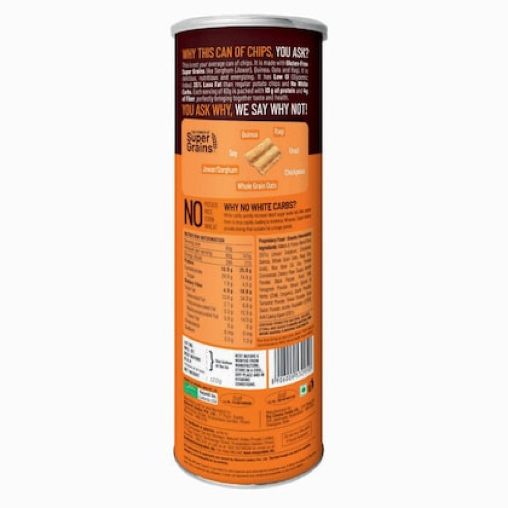 RiteBite Max Protein Peri Peri Protein Chips, Pack of 3 120g each