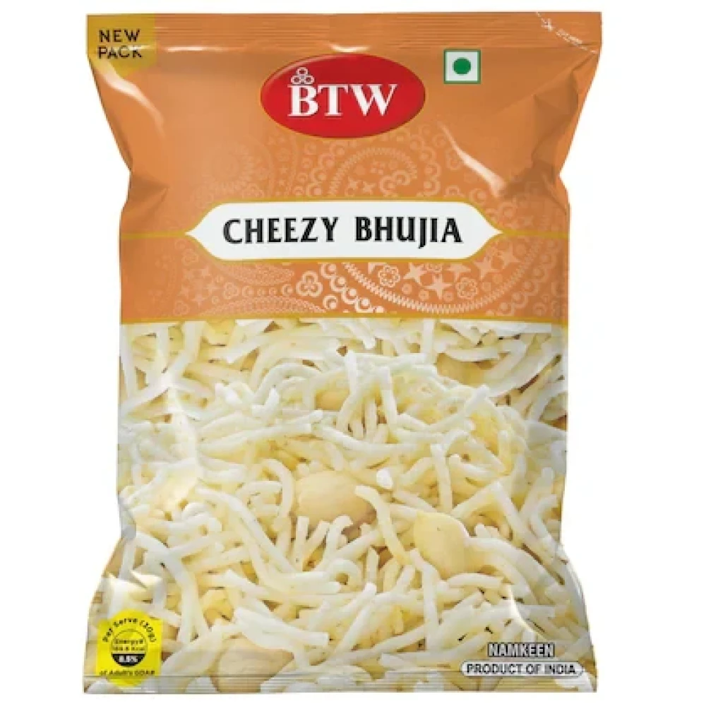 BTW Assorted Bhujia 700g (Garlic Bhujia 150g, Cheezy Bhujia 150g, Aloo Bhujia 200g, Bikaneri Bhujia 200g)