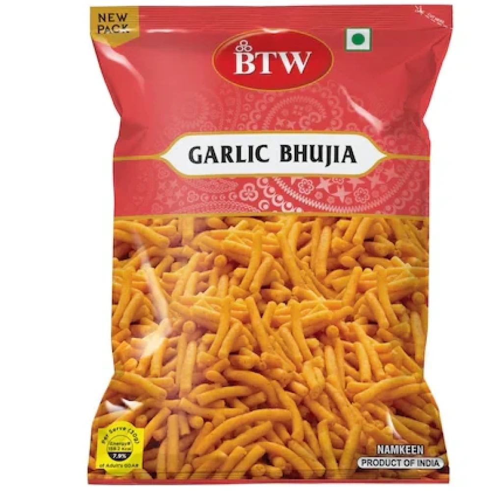 BTW Assorted Bhujia 700g (Garlic Bhujia 150g, Cheezy Bhujia 150g, Aloo Bhujia 200g, Bikaneri Bhujia 200g)
