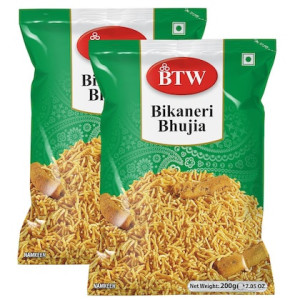 BTW Bikaneri Bhujia Namkeen 400g (200g X 2)