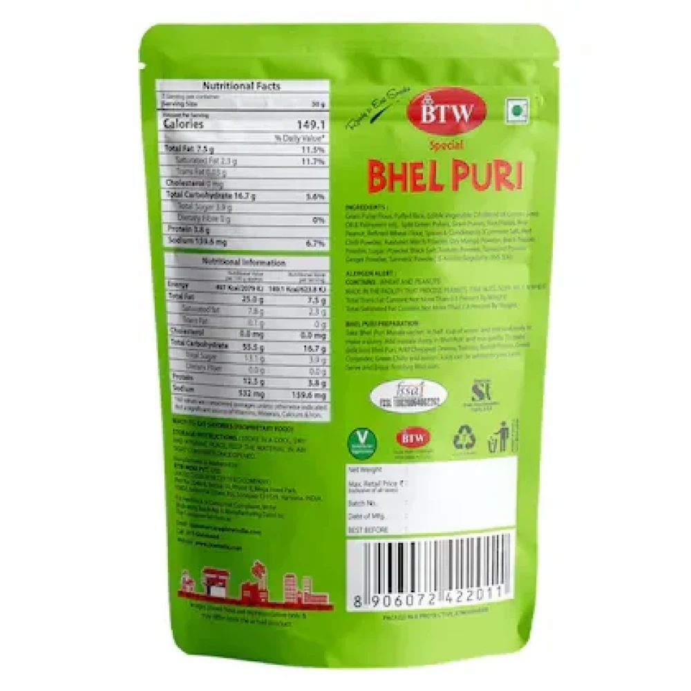 BTW Special Bhelpuri 750g (150g X 5)