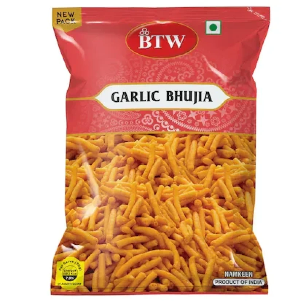 BTW Garlic Bhujia Namkeen 450g (150g X 3)