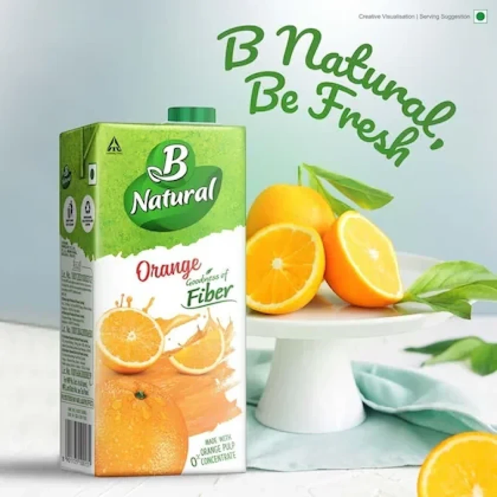 B Natural Orange Juice 1 L