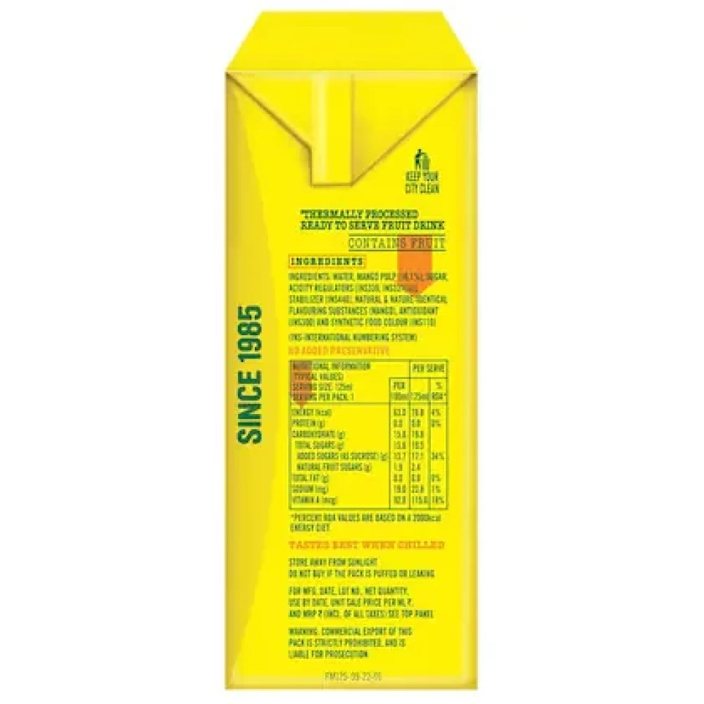 Frooti Mango Drink 125 ml