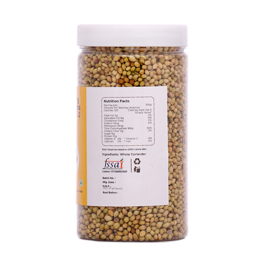 DHANA WHOLE CORIANDER WHOLE 175GM