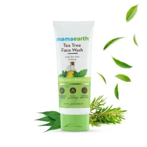 Mamaearth Tea Tree Natural Face Wash For Acne & Pimples For Normal & Dry Skin (100ml)