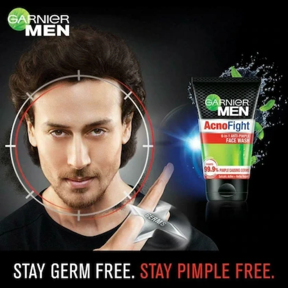 Garnier Men Acno Fight Anti-Pimple Face Wash 100 g