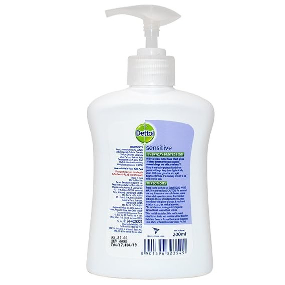 Dettol Liquid Handwash Sensitive (200 ml)