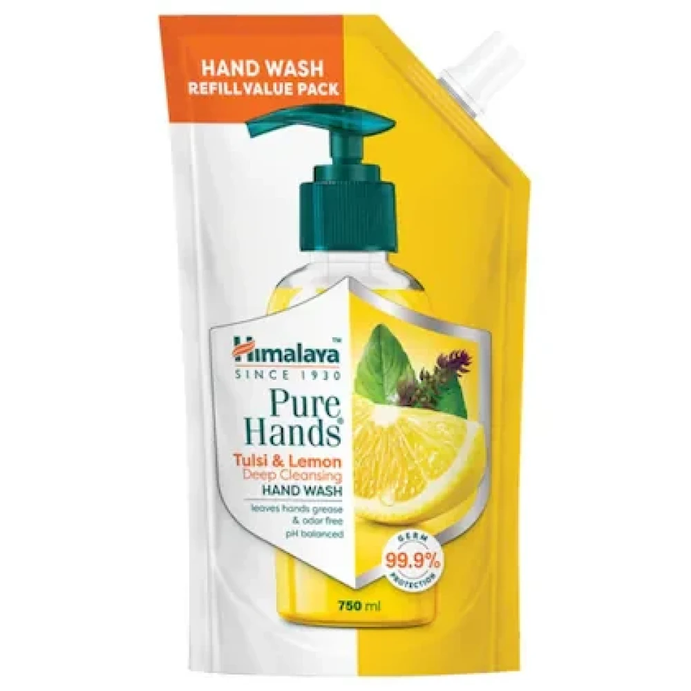 Himalaya Pure Hands Tulsi & Lemon Deep Cleaning Hand Wash Refill 750 ml
