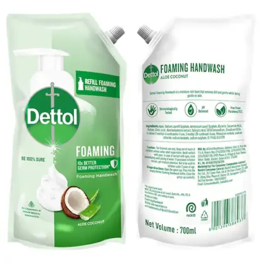 Dettol Aloe Coconut Foaming Hand Wash 700 ml