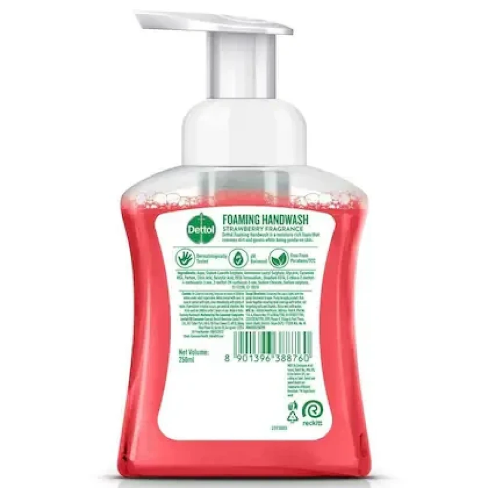 Dettol Strawberry Fragrance Foaming Hand Wash 250 ml