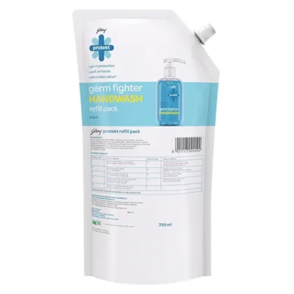 Godrej Protekt Germ Fighter Aqua Handwash Refill 725 ml