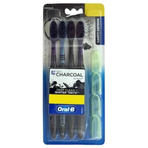 Oral-B Cavity Defense 123 Black (Soft) Toothbrush (Pack of 4)