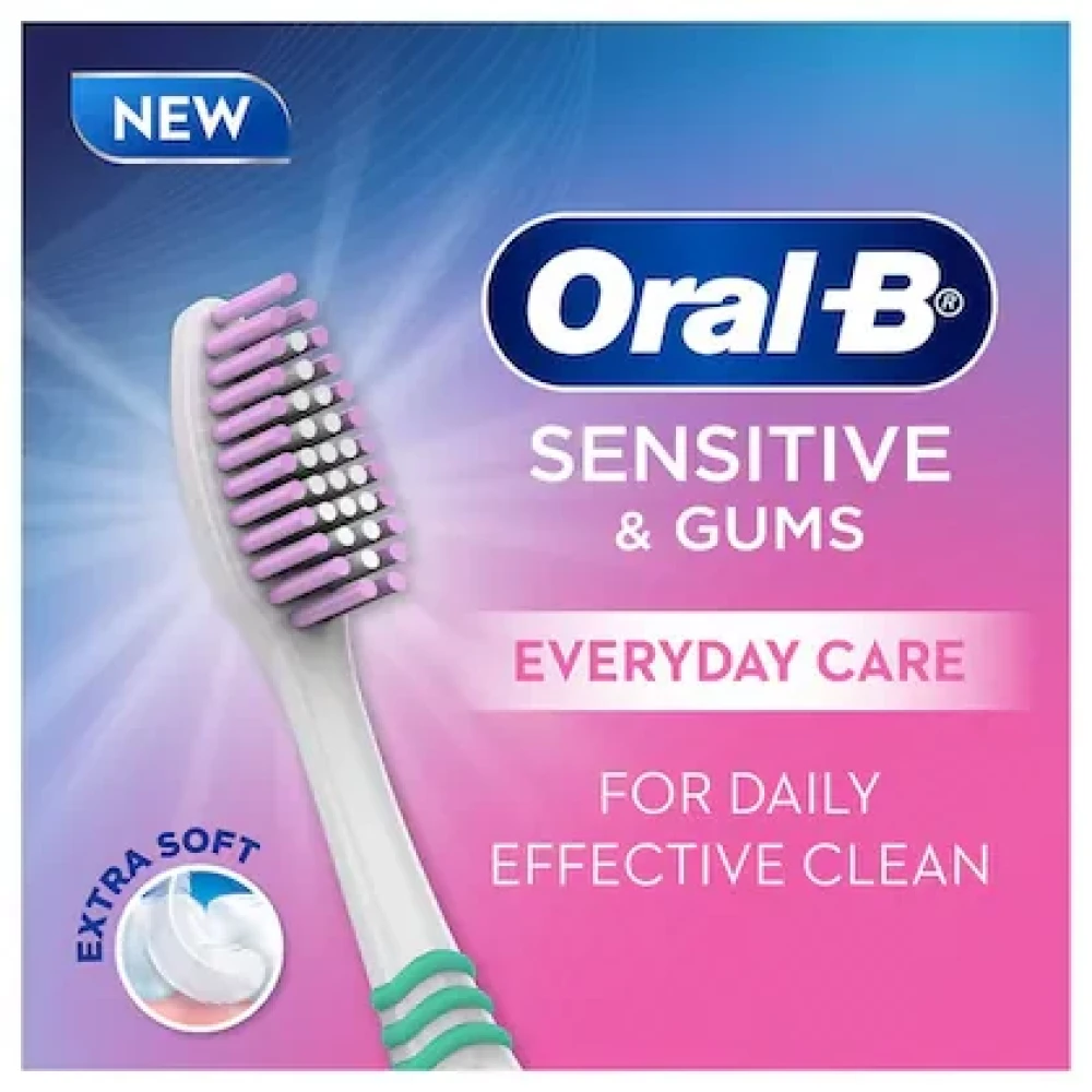Oral-B Sensitive Care (Extra Soft) Bristles Toothbrush 5 pcs
