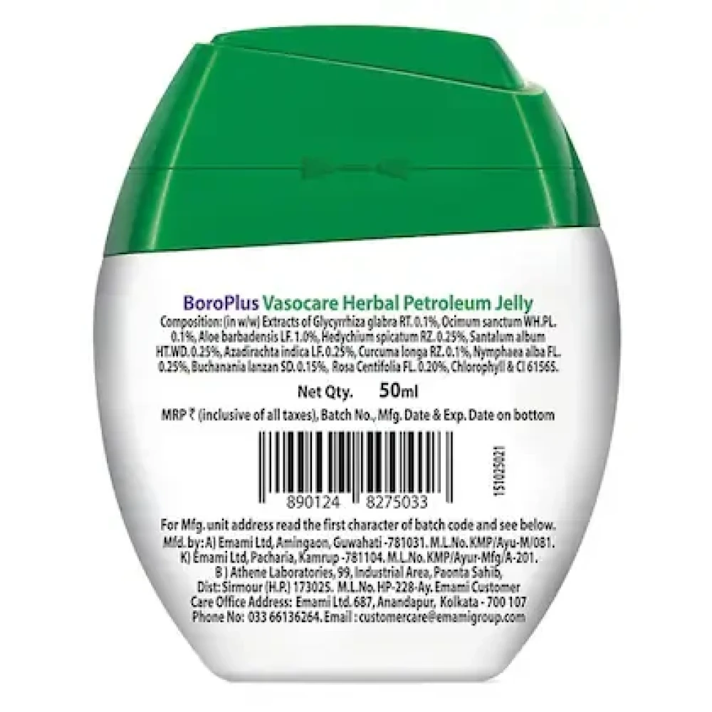 Boroplus Vasocare Herbal Petroleum Jelly 50 ml
