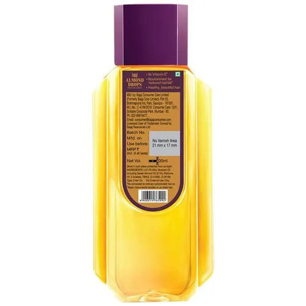 Bajaj Almond Drops Non-Sticky Hair Oil