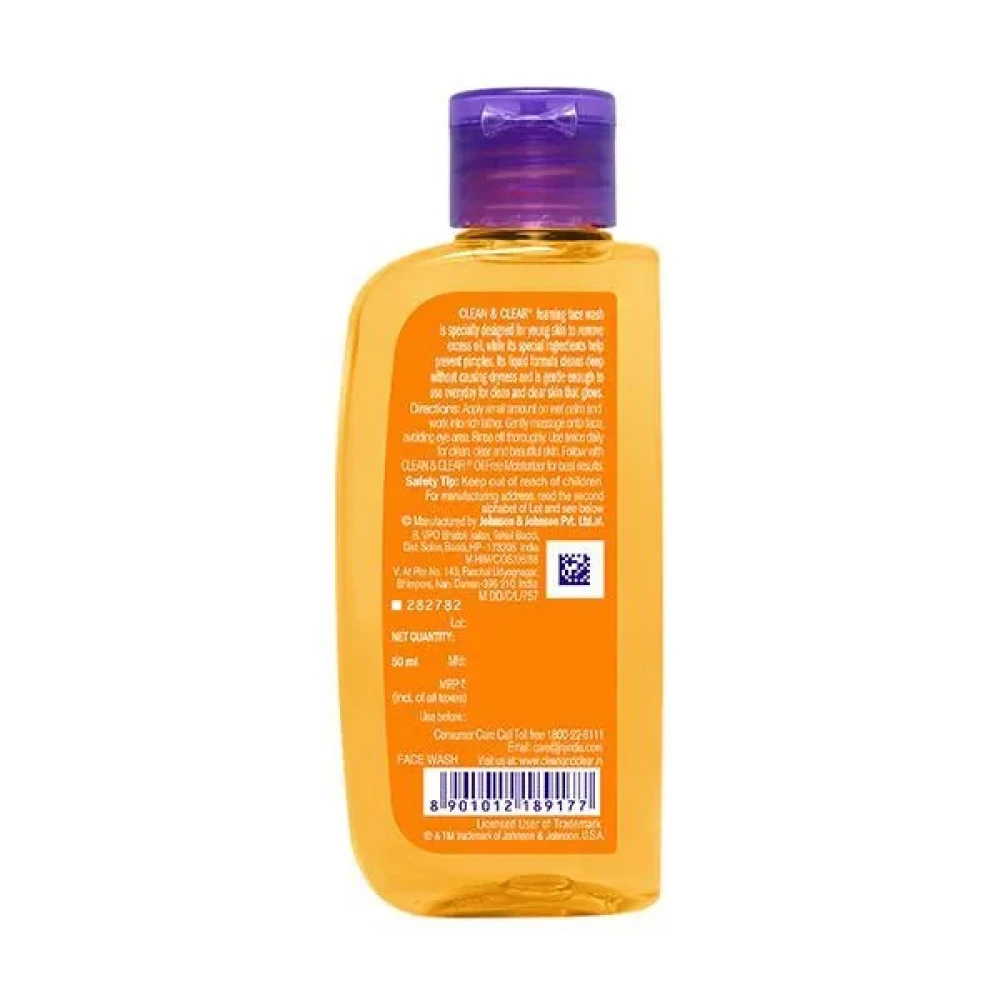Clean & Clear Foaming Face Wash 50 ml