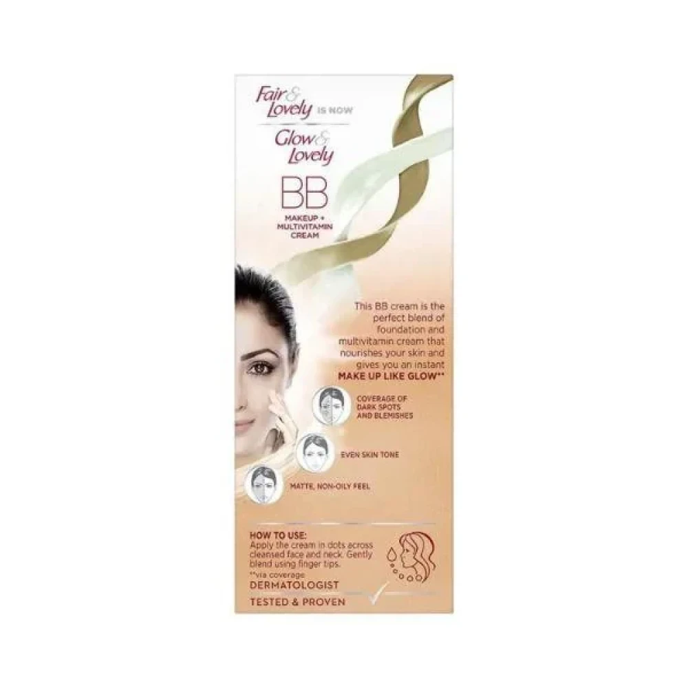 Glow & Lovely Bb Cream Make Up + Multivitamin Cream Shade 01 40 gm